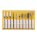 Miniatyrbild 1 av 8: 10 st Set Manikyr Pedikyr Nagelpolering Slipmaskin TillbehörBH-01