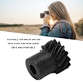 Pikkukuva 4 / 6: Musta muovinen kameran aukon moottorin vaihteisto Nikon D90 D80 järjestelmäkameraan