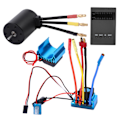 Miniatyrbilde 2 av 8: 3650 Motor 3900Kv Børsteløs ESC Varmeavleder Programmeringskort Sett RC Bil Tilbehør (45A)