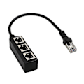 Pikkukuva 1 / 5: Rj45 Ethernet -kaapelin jakaja verkkosovitin Ethernet-jakaja 1–3 kaapelisovitin_SZXM