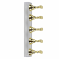 Miniatyrbilde 8 av 8: Falsk negl display stativ holder sett negl kunst praksis holder gull magnetisk negl visning hylle