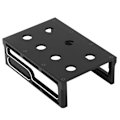 Miniatyrbild 6 av 8: RC-bil arbetsstativ slitstark aluminiumlegering RC-bil reparationsarbetsstation för 1/8 för 1/10 RC-lastbilsvågar svart