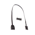 Miniatyrbillede 2 af 5: 5 stk. kompatible med 4PIN RGB til Standard ARGB 3-Pin 5V Adapter Konnektor RGB Kabel 25cm