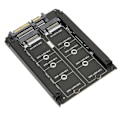 Miniatyrbillede 4 af 8: M.2 SSD til SATA Adapter 6Gbps transmission M.2 NGFF SATA 22PIN Port SATA SSD udvidelseskort til computer ENCNF2S H01