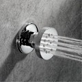 Miniatyrbilde 3 av 4: Den Dusjsett, Dusjspray, 2 Tommers Jet Krom Messing Massasjedyse, Den Baderomstilbehør Justerbar Holder Side Dusjdyser / 1 Stk