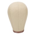 Miniatyrbilde 6 av 8: Parykk Mannequin Hode Nål Binding Canvas Hårstykke Modellhode for Parykk Styling Tørking Display 23in