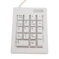 Miniatyrbilde 7 av 8: Nummertastatur Kablet lineær handlingsbryter 18-tasters USB-grensesnitt Mekanisk numerisk tastatur for bankregnskap