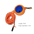 Pikkukuva 2 / 8: 8m Retractable Clothesline Portable Heavy Duty Single Clothesline with Automatic Roll System