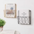 Miniatyrbild 4 av 4: Metal Magazine Organizer - Väggmonterbar för badrum, kök eller kontor