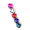 Miniatyrbillede 8 af 8: 50 STK Claw Rhinestone Blandet Farve Oval Miljøbeskyttelse DIY Farverig Rhinestone til dekoration