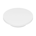 Miniatyrbild 2 av 8: Vit automatisk 360° roterande displayplatta 3KG lastbärande elektrisk displayplatta stativ för butik diameter 20cm/8in