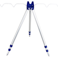 Miniatyrbillede 5 af 7: Fiske Stænger Tripod Aluminium Legering Indtrækkelig Fiske Stang Stativ til Udendørs