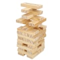 Pikkukuva 4 / 8: Puinen Tumbling Tower -juomapeli Klassinen pinoamispalikat Hauska juhlapeli 4 juomakupilla