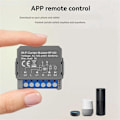 Miniatyrbillede 3 af 5: 2 stk. Tuya WiFi Smart Gardin Switch Modul med RF433 Fjernbetjening