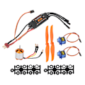 Miniatyrbild 7 av 8: A2217 2300KV Borstlös Motor 40A ESC SG90 9G Micro Servo 6035 Propeller för RC-plan (A2217 2300KV Motor 40A ESC SG90 9G Servo 6035 Propeller )