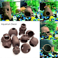 Miniatyrbillede 3 af 5: Akvariedekoration Fiskely Hus Potterihus Beholder Simulation Sten Akvarium Dekoration Stil 8 -GLS