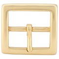 Miniatyrbillede 1 af 8: Messing Bæltespænde Enkelt Pin Ende Bar Hæl Guld Læder Håndværk Taske Hardware Tilbehør 40x56mm