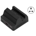 Laderbase for Switch Host Bærbar Kompatibel Video Ladestasjon Base Lader UK-plugg