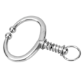Miniatyrbilde 2 av 8: Storfe Nese Ring Rustfritt Stål Storfe Neseklemme Okse Ku W Fjær Nese Ring for FarmL