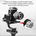 Miniatyrbillede 5 af 5: Vertikal Quick Release Plade til Weebill S Crane2/3 Stabilisator Tripod Gimbal Bot - Slr Kamera Generel