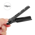 Miniatyrbild 4 av 8: 18 st Professionell Perming Hair Roller Hushålls DIY Vågigt lockigt hår Curler Styling Tool Black