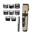 Miniatyrbild 3 av 8: USB-hårklippare LCD Vattentät 2200mAh Litiumbatteri Hårtrimmer med 8 st Guide Comb
