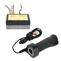 Miniatyrbillede 3 af 8: 12V 250W 3-ledningsbørstecontroller forlænget kabel-håndgrebssæt elektrisk cykelstyr