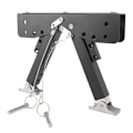 Miniatyrbillede 2 af 8: RV trin stabilisator husholdning multifunktionel foldbar stål solid stance RV trin stabilisator