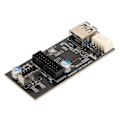 Pikkukuva 3 / 8: USB3.2 Gen1 - 19PIN tyyppi E -sovitinkortti 5 Gbps USB3.0 - 19PIN laajennuskortti Win 7 8 10 11 -käyttöjärjestelmälle Linuxille