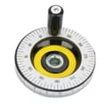 1 stk. 80 mm Solid Bakelit Håndhjul Skala Håndhjul Maskintilbehør