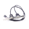 Pikkukuva 3 / 5: 2 Usb2.0 - 9-nastainen kotelon takapaneelin PCI-ohjainkortin emolevyn jatkokaapeli