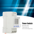 Miniatyrbillede 2 af 7: Digital Analog Timer Switch DIN Rail Storskærm Display Programmerbar 85‑265V 16A-Hvid-1 stk.
