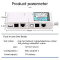 Miniatyrbilde 5 av 5: Nettverkskabeltester Rj11 Rj45 Usb Bnc For Utp Stp Lan Kabelsporing