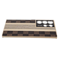 Miniatyrbillede 7 af 8: Vintage mobiltelefon cover plating ramme klar tekstur check design PU læder telefon cover til S23Ultra