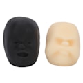 Miniatyrbild 1 av 8: 2 st Squeeze Ball Fidget Toy Stress Relief Face Design TPR Set Kit för barn Vuxna