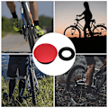 Miniatyrbild 8 av 8: Mountainbike, landsvägscykel, aluminiumlegering, vevlager BB, ihålig integrerad vevparti, dammskydd, röd, 22-25 mm håldiameter
