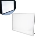 Miniatyrbilde 8 av 8: Frisørsalong Reklame Light Box Plakat Light Box Display Board med metallstøtte