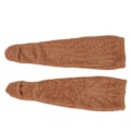 Miniatyrbillede 3 af 8: Over Knee Fuzzy Socks Vinterhjem Sove Blødt Tykke åndbare plysstrømper Benvarmere Brun
