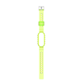 Miniatyrbilde 5 av 7: Smartklokke erstatningsbånd PU myk gummi smartklokke armbånd for Xiaomi Band 7 Transparent gul