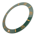 Miniatyrbillede 4 af 8: Keramisk urrammeindsats klare numre Mark armbåndsursløjfe ringrammeindsatser udskiftning grøn