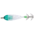 Miniatyrbillede 2 af 8: Fiskeri LED Lokke Lys Blæksprutte Form Grønt Lys Farve Agnsfisk Under Vand Lampe med Krog