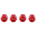 Miniatyrbild 8 av 8: RC Hex-hjulnavadapter Navbreddningsanslutning för Traxxas 1/10 RC Crawler Car VehicleRed 10mm