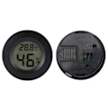 Miniatyrbillede 8 af 8: 2 stk. Mini Digital LCD Termometer Hygrometer Rund Form Temperatur Fugtighedsmåler til Krybdyrboks