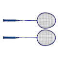 Miniatyrbild 3 av 8: Badmintonracket Lätt Bekväm Järnlegering Amatör Dubbel Badmintonracket Set för Nybörjarträning