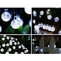 Miniatyrbillede 1 af 4: Solcelled LED Boblekugle Lysstreng 7m 50 Lys 8 Funktioner Indendørs Udendørs Perfekt til Have Balkon Have Familie