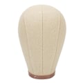 Miniatyrbilde 8 av 8: Parykk Mannequin Hode Nål Binding Canvas Hårstykke Modellhode for Parykk Styling Tørking Display 23in