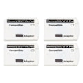 Miniatyrbilde 5 av 8: 4 stk for PSV minnekortadapter Mikrolagringskortadapter for PS Vita 1000 2000 for PS TV