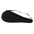 Miniatyrbild 2 av 8: Squash Racket Cover Bag Lättvikt Vadderad Racket Bärväska med Justerbar Axelrem Svart