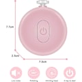 Miniatyrbild 5 av 5: Elektrisk nagelfil för bebisar, batteridriven elektrisk nagelklippare för bebisar med 6 sliphuvuden för nyfödda, spädbarn, barn (Rosa)