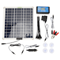 Miniatyrbilde 1 av 8: 200W solcellepanel med høy effektivitet 20A IP67 vanntett bærbart solcellepanel kontrollersett for utendørs camping fotturer